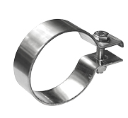 BASTUCK Auspuffschelle Edelstahl Ø 55-59 mm – Zubehör für BASTUCK Sportauspuffanlagen (SCH55)