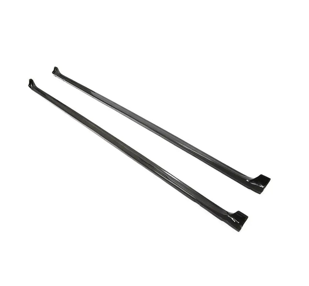 Carbonheld Carbon Fiber Car Side Skirts Door Rocker Panels Lip passend für Mercedes-Benz Smart