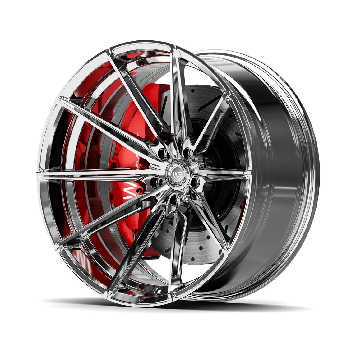 WF CF.3-FF | 21x11.5 ET17 5/112 | Rhodium – 0228