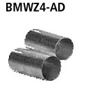 BASTUCK Adaptersatz Endschalldämpfer auf Serie für BMW Z4 E85 (BMWZ4-AD)
