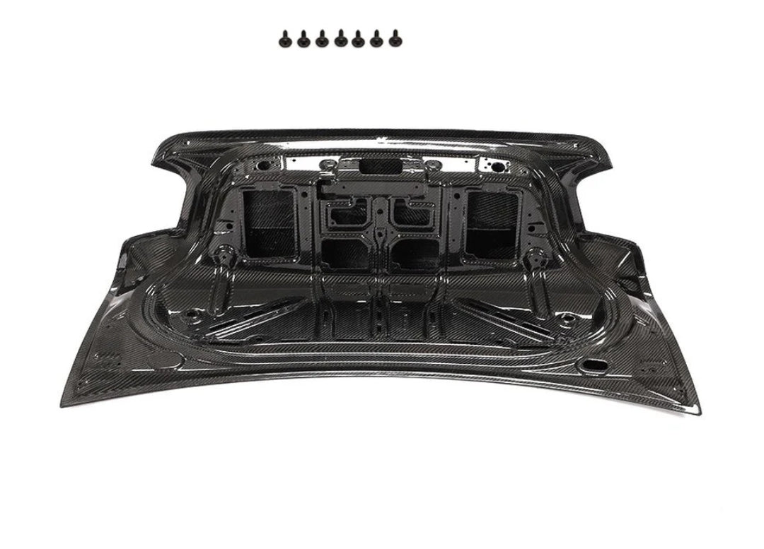 Carbonheld Carbon Fiber Car Rear Bumper Trunk Spoiler Gate Cover passend für BMW F22 F87 M2 M2C Coupe