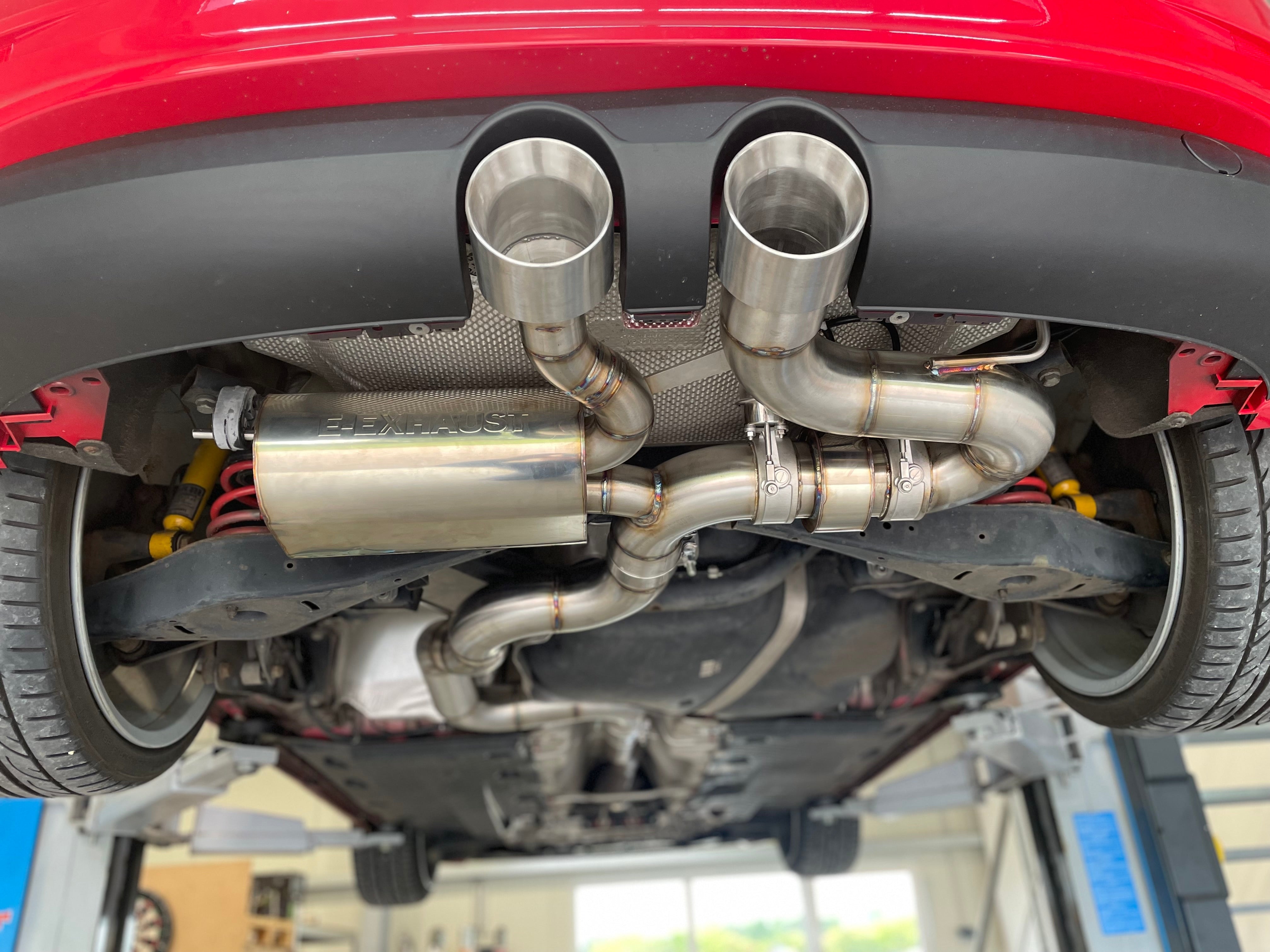 E-EXHAUST Silence 3.5 - Golf 5 GTI - R32 Style