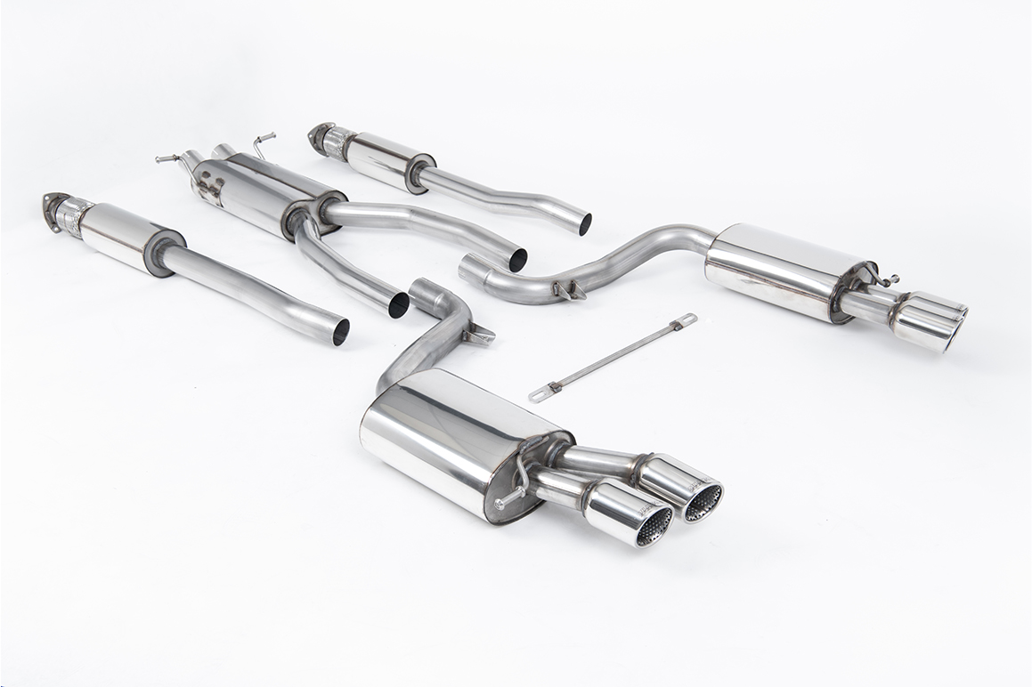 Milltek Abgasanlage für Audi S6 5.2 V10 C6 FSI quattro – Resonated, EG-Genehmigung