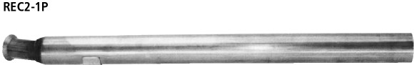 BASTUCK Motorsport Ersatzrohr für Vorschalldämpfer für Renault Clio 2 1,4l 8V / 1,6l 8V (REC2-1P)