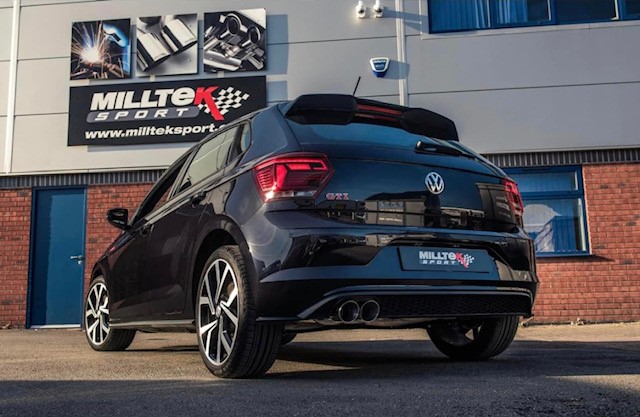 Milltek OPF-back Abgasanlage für VW Polo 2.0 GTI mit GPF – EG-Genehmigung