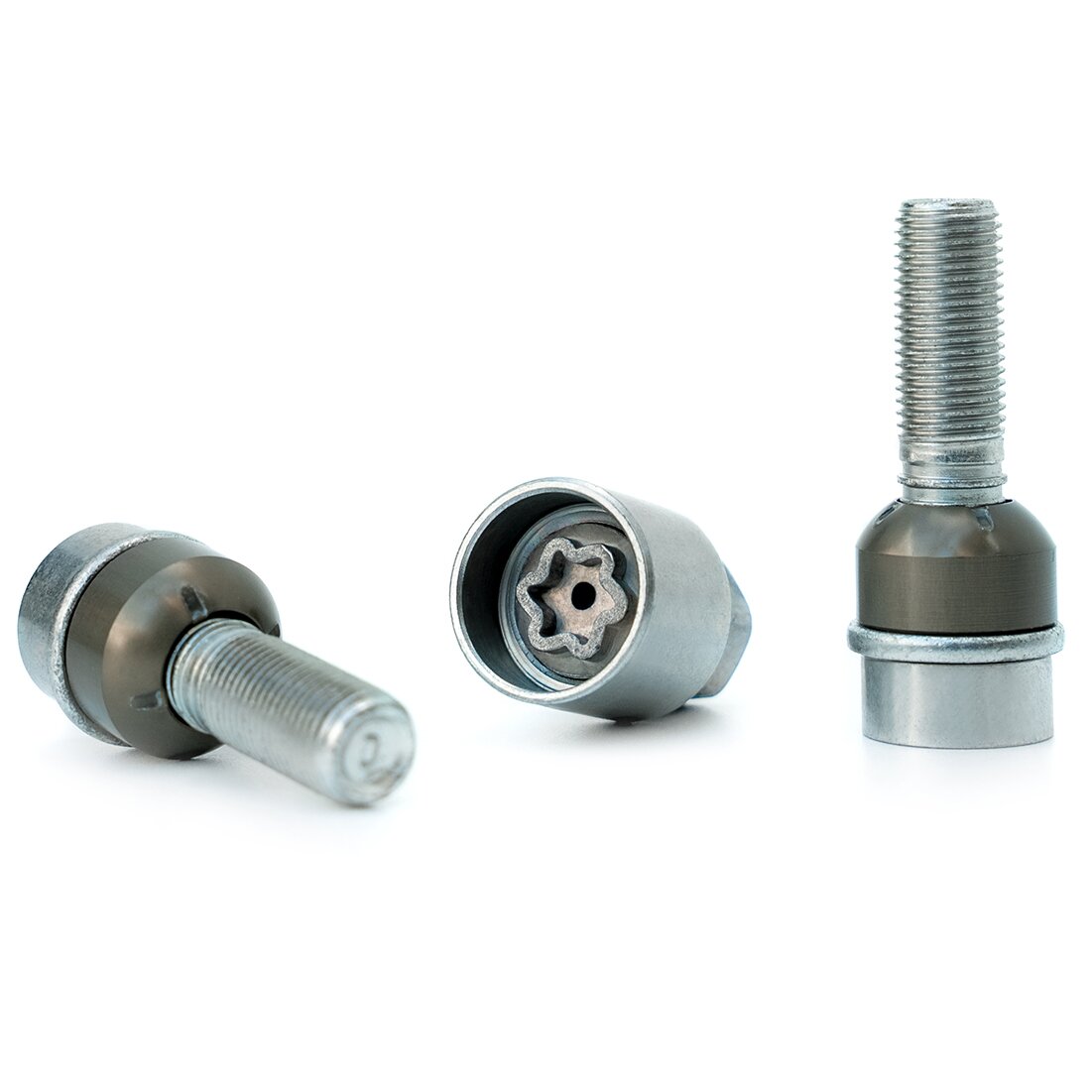 H&R Felgenschloss-Set M14 mit beweglichem Kugelbund R14mm – 1455206KEY2 – 1455206KEY2