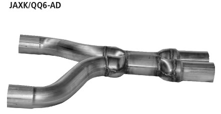 BASTUCK Verbindungsrohr Komplettanlage auf Serie für Jaguar XK/XKR Typ QQ6 (JAXK/QQ6-AD)