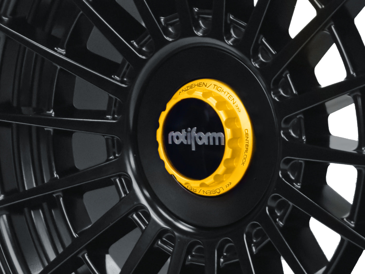 MG-line Zentralverschluss-Muttern V3 Racing Gelb für Rotiform