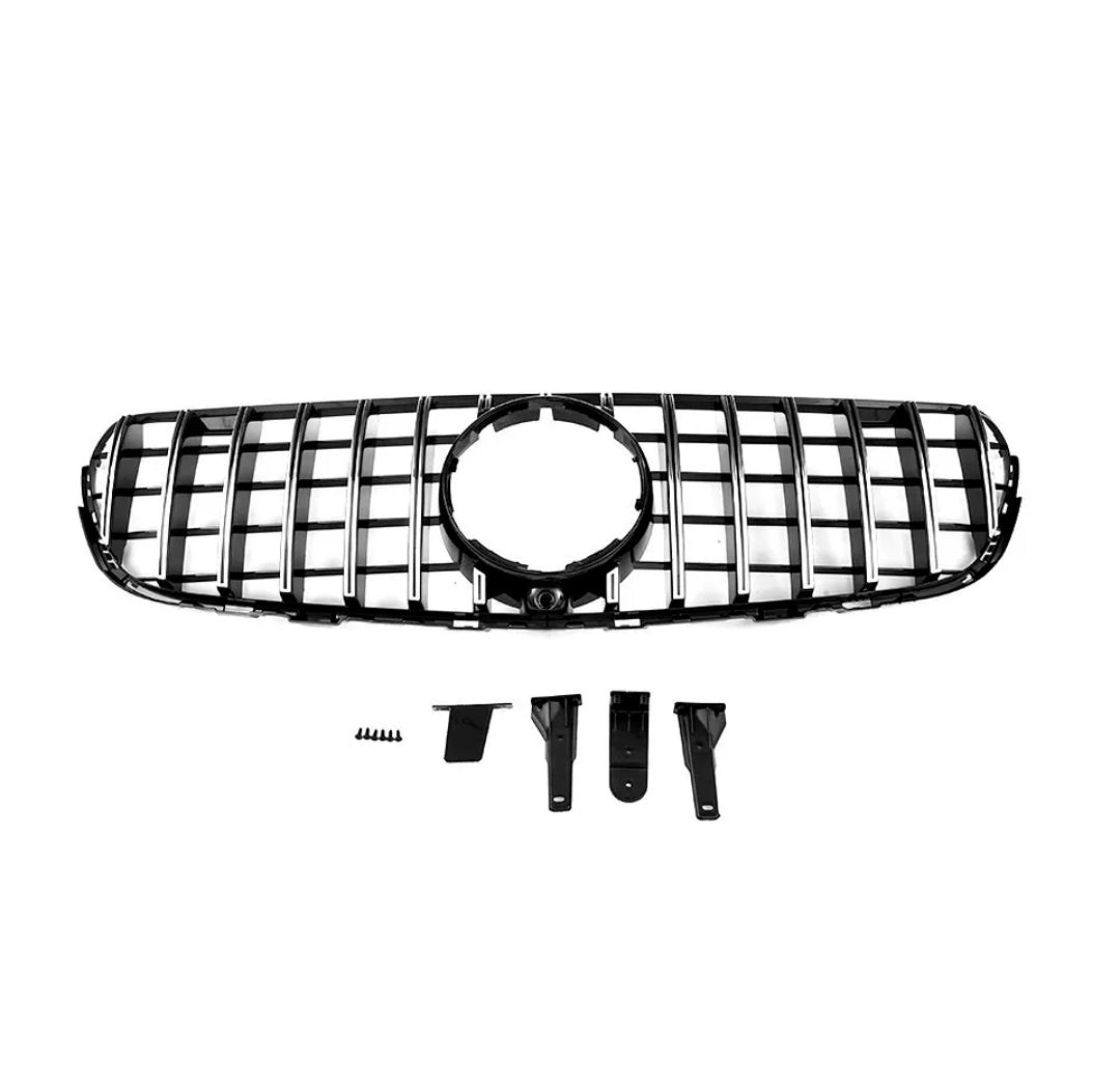 Carbonheld Carbon Fiber Car GT Front Racing Mesh Grille passend für Mercedes-Benz GLC200 GLC250 GLC300 Sport
