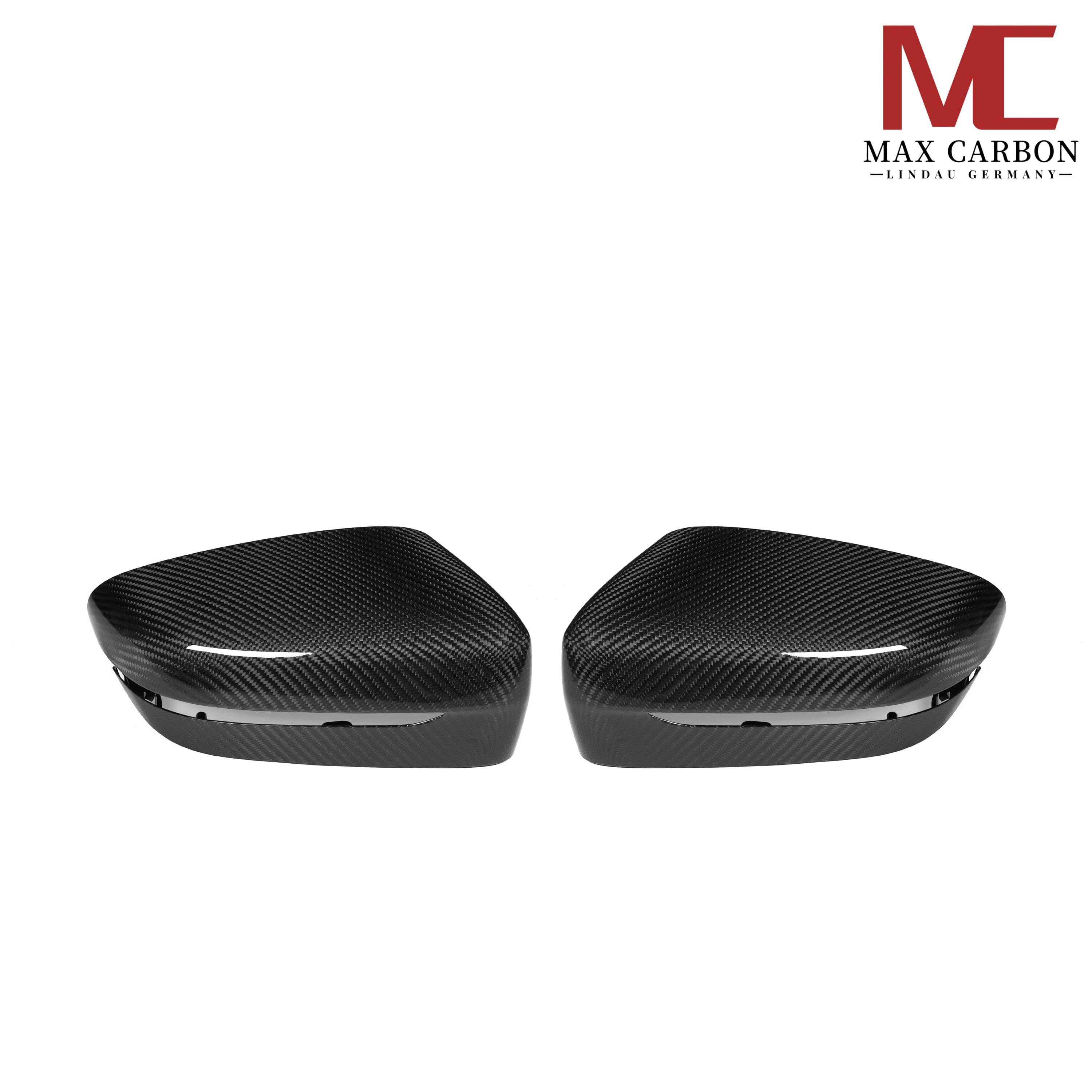 Max Carbon Dry Carbon Spiegelkappen "OEM-Style" für BMW 5er / 6er / 7er / 8er