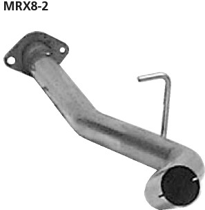 BASTUCK Verbindungsrohr als Ersatz für das Serienrohr Mazda RX8 für Mazda RX8 (MRX8-2)