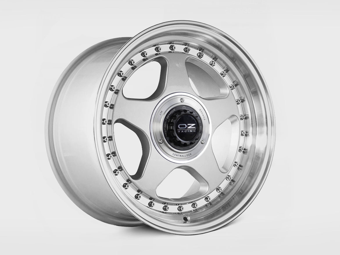MG-line Zentralverschluss-Optik Kit V1 Aluminium gebürstet für OZ Futura