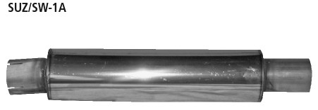 BASTUCK Vorschalldämpfer Suzuki Swift EZ/MZ Sport 1600 für Suzuki Swift Typ EZ/MZ Sport 1600 (SUZ/SW-1A)