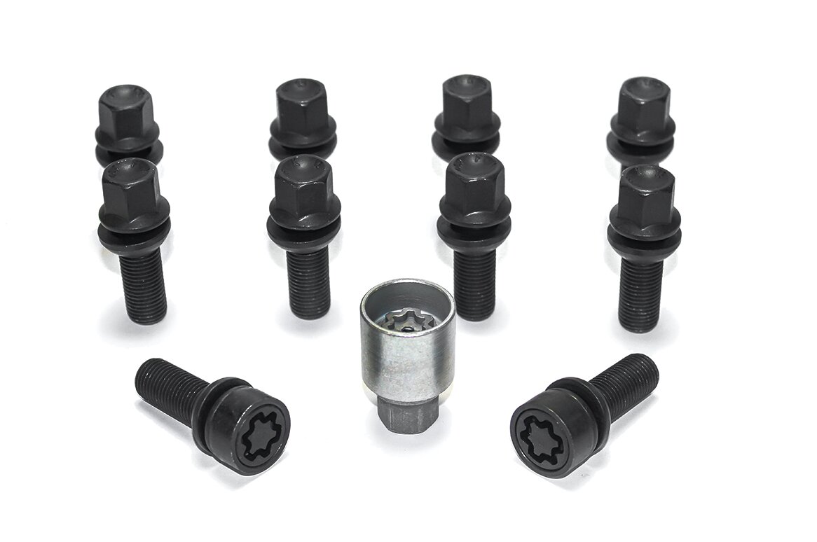 H&R Felgenschloss-Set M14 mit beweglichem Kugelbund R13mm – B1452703SET – B1452703SET