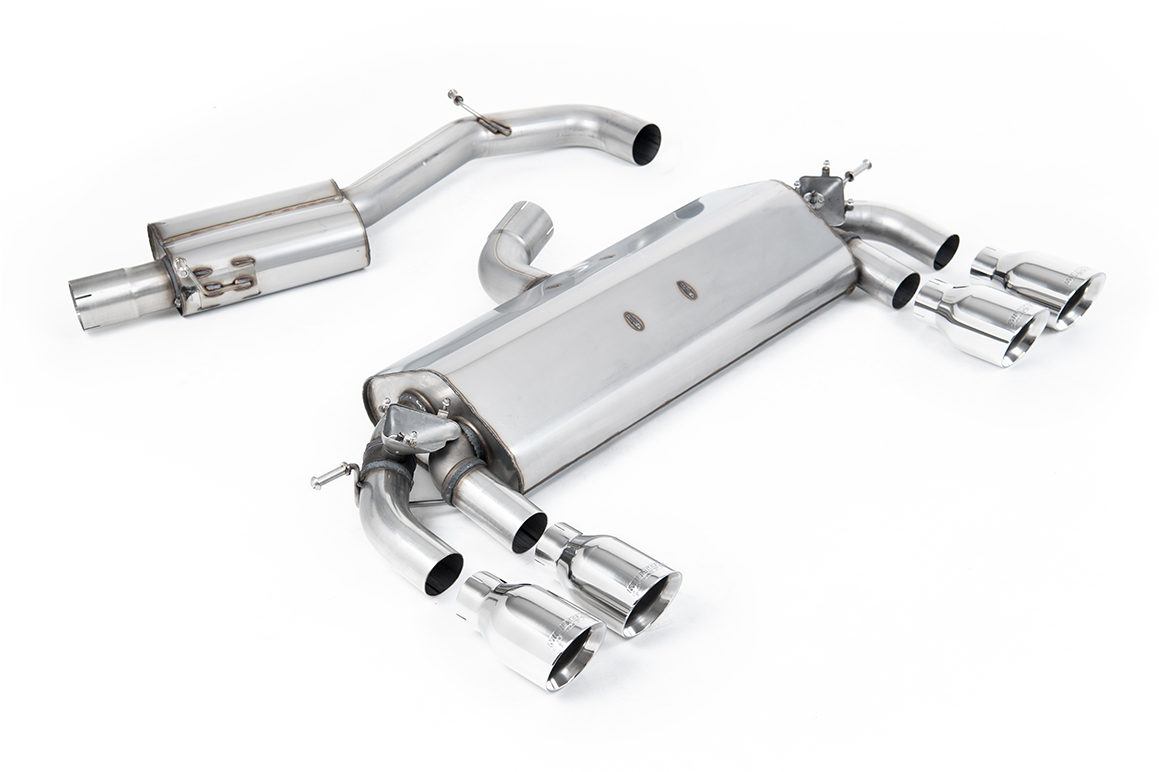 Milltek Abgasanlage für VW Golf Mk7 R 2.0 TSI 300 PS – Resonated, EG-Genehmigung