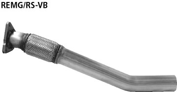 BASTUCK Flexibles Verbindungsrohr für Renault Megane (REMG/RS-VB)