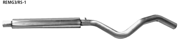 BASTUCK Vorschalldämpfer Megane 3 RS für Renault Megane (REMG3/RS-1)