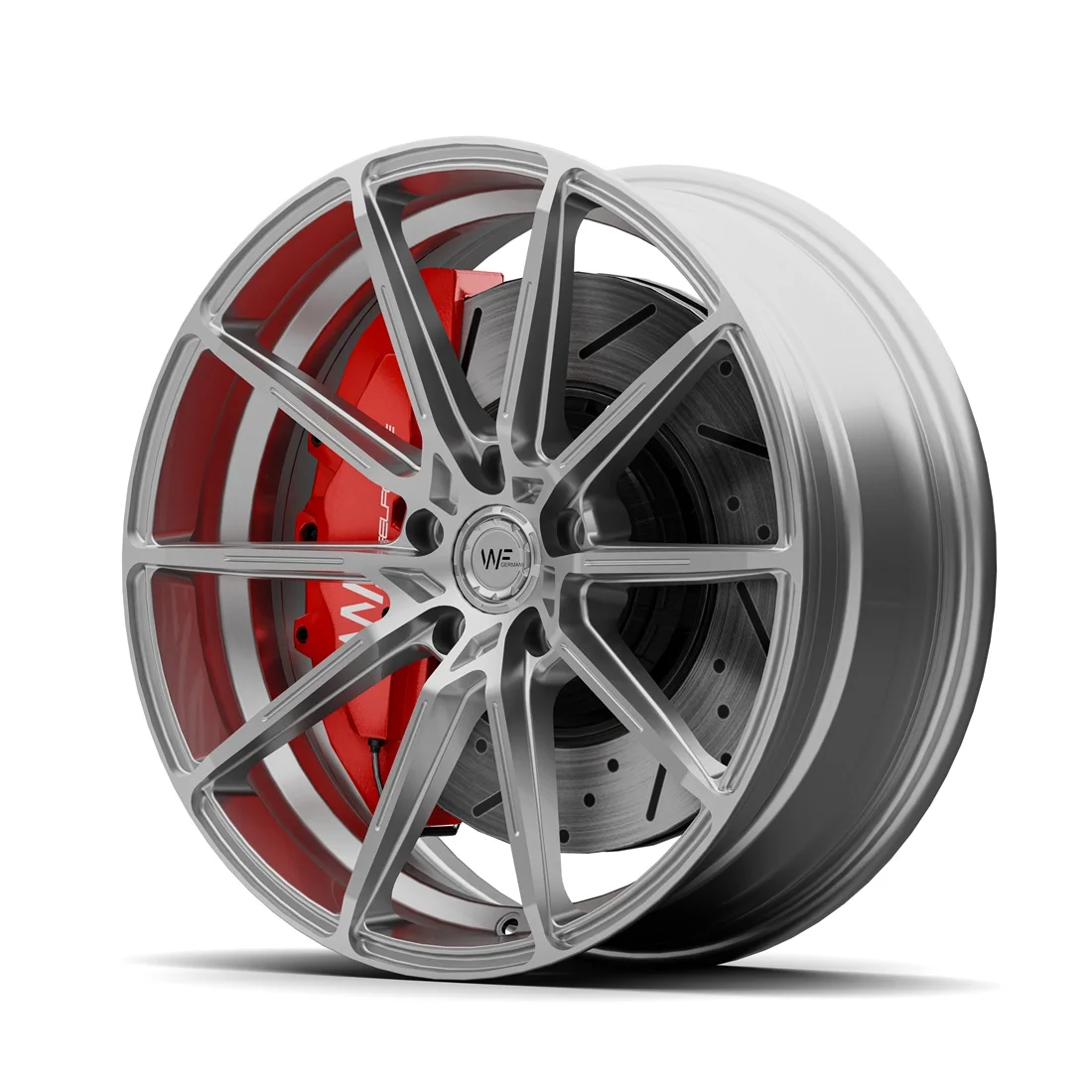 WF SL.2-FF | 19x8.5 ET40 5/112 | Frozen Silver