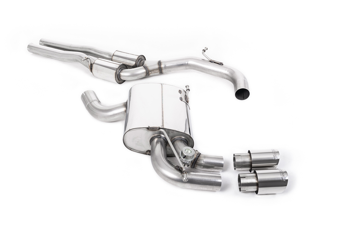 Milltek OPF-back Abgasanlage für Audi RS3 Sportback S TRONIC – Resonated, EG-Genehmigung