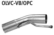 BASTUCK Adapterrohr für Montage OLVC-OVALL + OLVC-OVALR + OLVC-3A auf Serie für Opel Vectra C OPC Limousine