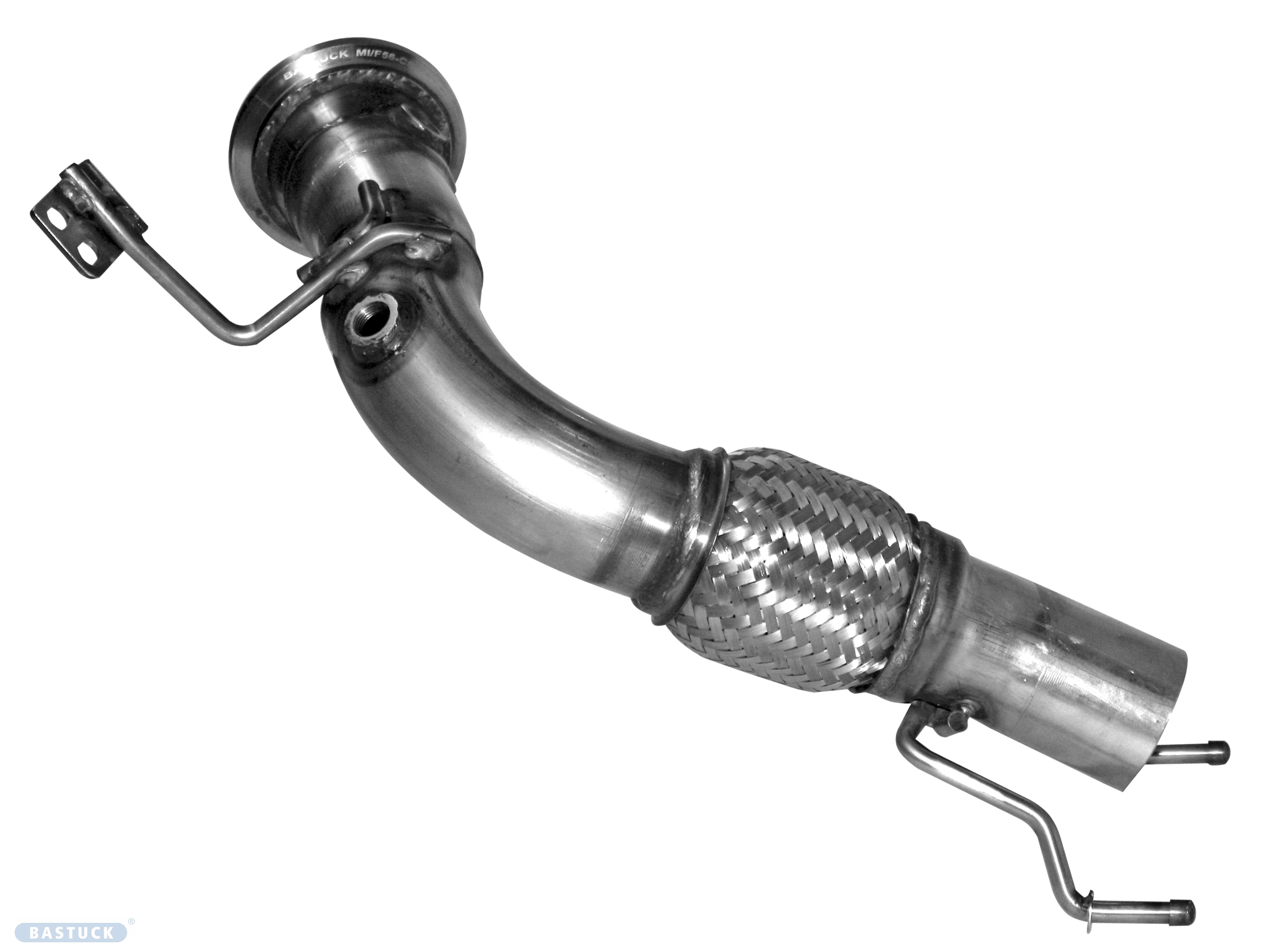 BASTUCK Motorsport Downpipe/ Ersatzrohr für Katalysator für BMW Mini F56 (MI/F56-CS/DP)