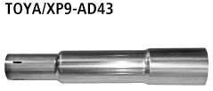 BASTUCK Verbindungsrohr auf Katalysator (nur für 51 KW Modelle) für Toyota Yaris II (TOYA/XP9-AD43)