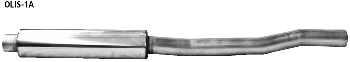 BASTUCK Vorschalldämpfer 4WD für Opel Insignia A (OLIS-1A)