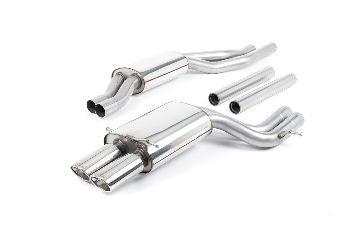 Milltek Abgasanlage für Audi S4 2.7T quattro B5 – Resonated, EG-Genehmigung