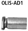 BASTUCK Adapter Komplettanlage auf Kat 4 Zylinder Benziner (nicht Turbo) für Opel Insignia A (OLIS-AD1)