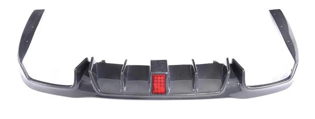 Carbonheld Carbon Fiber Car Rear Bumper Lip Spoiler passend für Mercedes-Benz E250 E350 E400 E43 E63 AMG