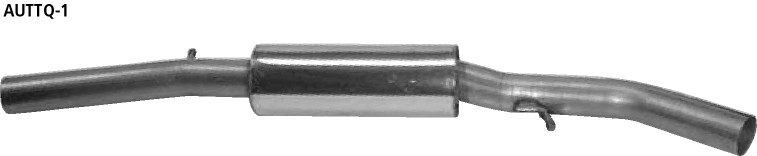 BASTUCK Vorschalldämpfer GOLF 4 V6 (4MOTION) für Audi A3 8L/S3 8L u. a. (AUTTQ-1)