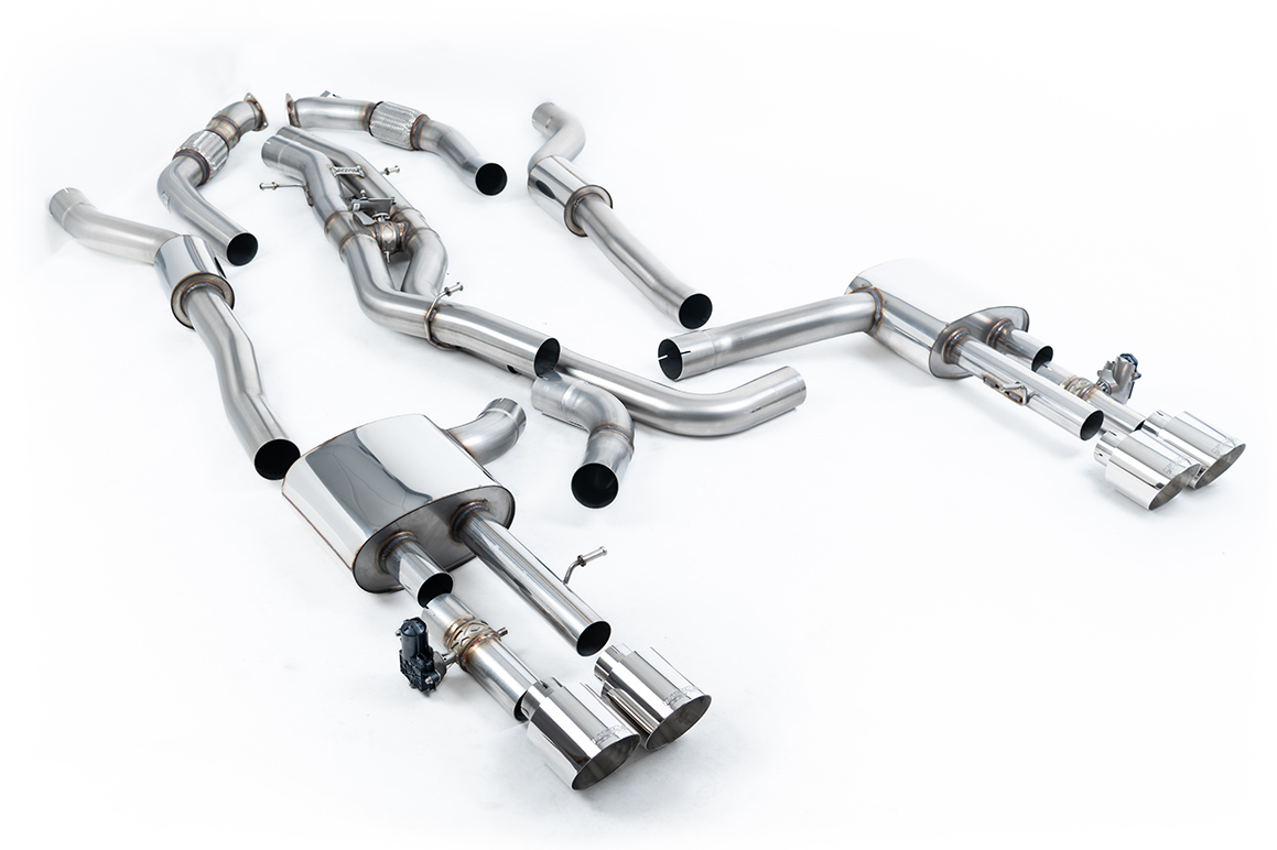 Milltek Abgasanlage für Audi S8 D5 4.0 TFSI V8 Saloon/sedan OPF ab 2020 – EG-Genehmigung