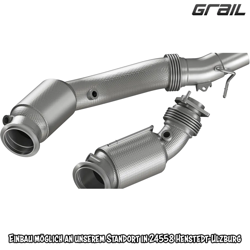 HJS ECE Downpipe für BMW M2/M4 Comp. OPF