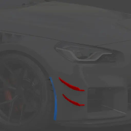 ALPHA-N Carbon Canard Set "CORSE" passend für M2 G87