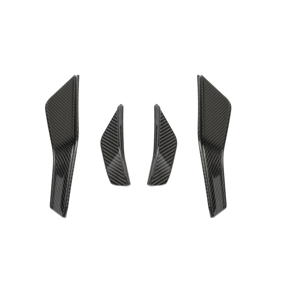 Carbon Canards V1 Dry Carbon passend für Audi RS3 8Y Facelift | Flamingo Tuning