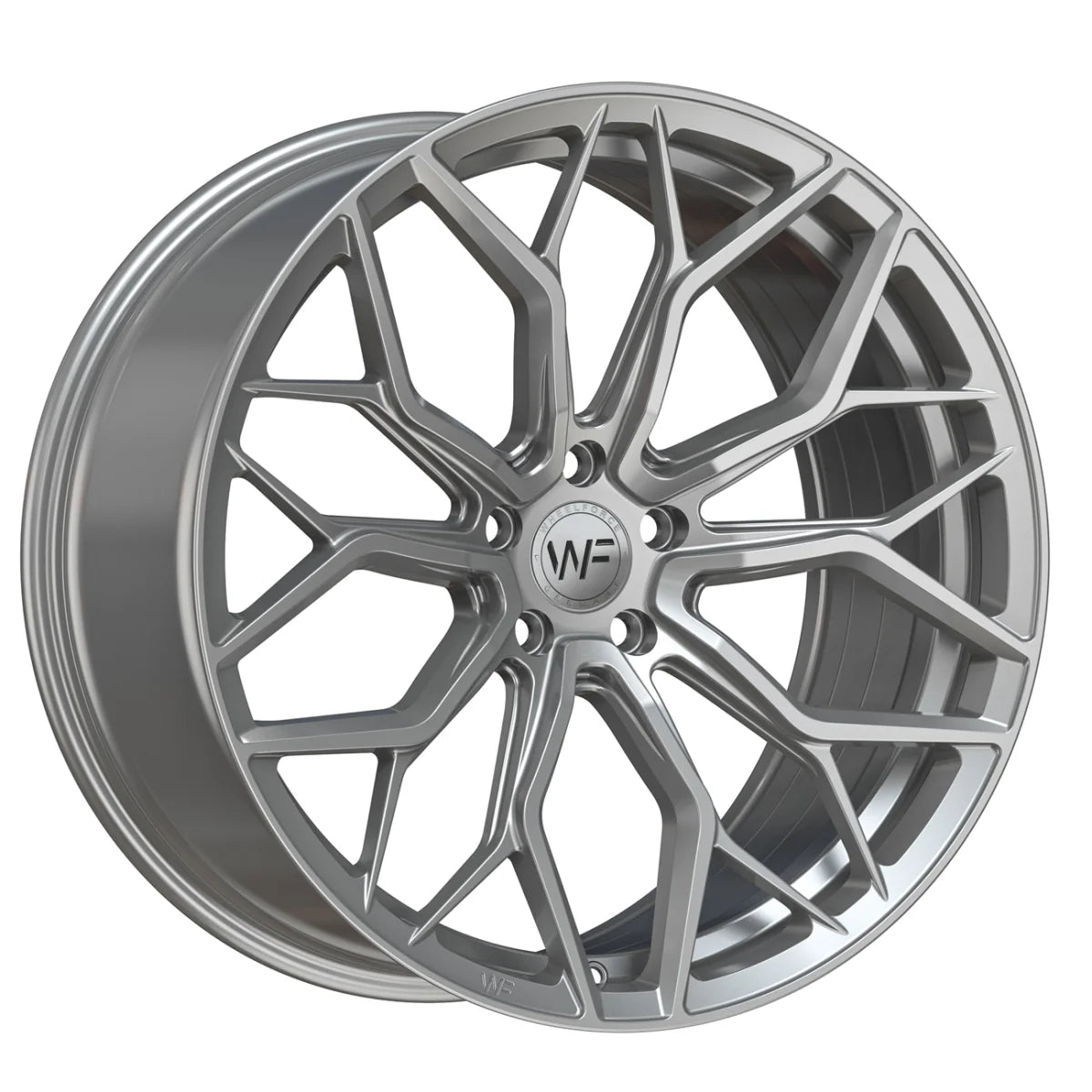 WF HE.1-FF | 21x10.5 ET44 5/114.3 | Frozen Silver